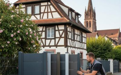 Clôture aluminium moderne : comment choisir à Haguenau quand la sécurité et le style deviennent un casse-tête